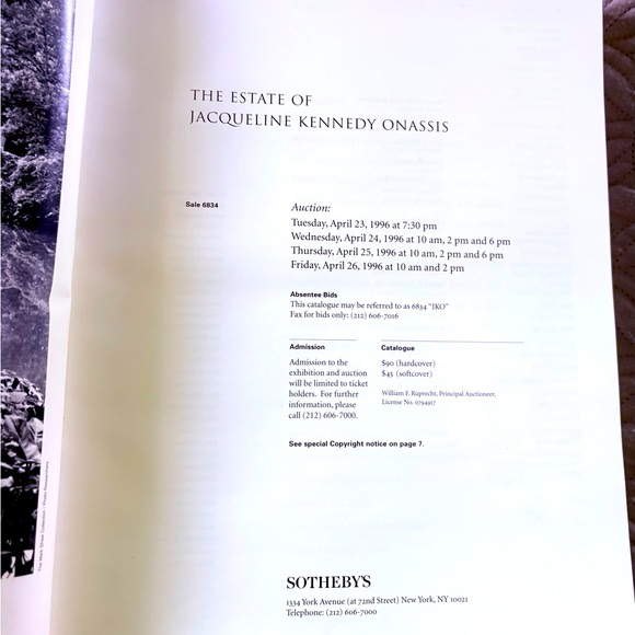 Sotheby’s The Estate of Jacqueline Kennedy Onassis. ❣️ - Picture 10 of 13